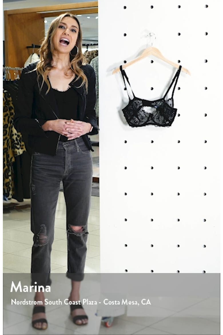 Alida Lace Underwire Balconette Bra video