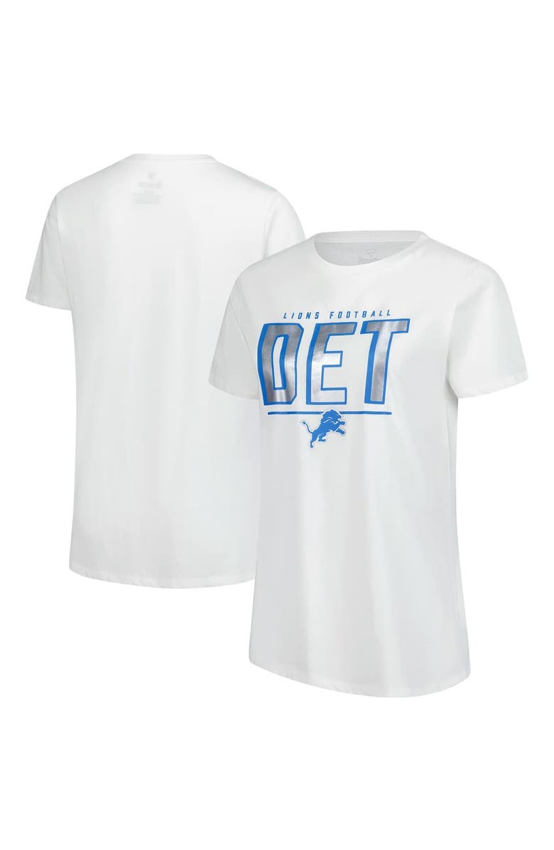 FANATICS Women's Fanatics White Detroit Lions Cheerleader T-Shirt, Alternate, color, White