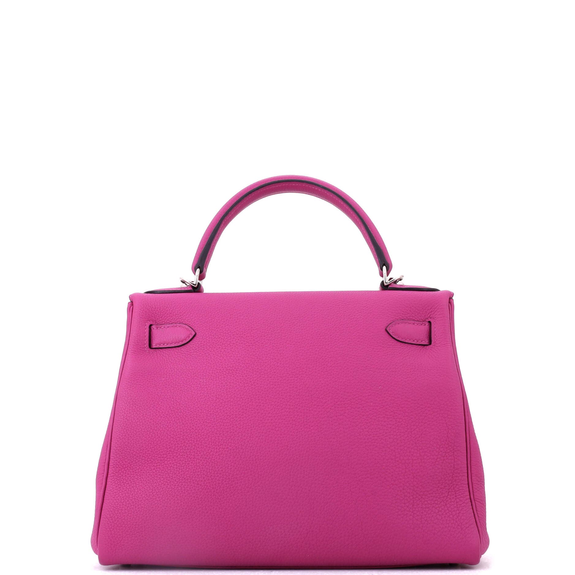 Pre-Owned Hermes Kelly Handbag Pink Togo with Palladium Hardware 28, Alternate, color, Rose Pourpre