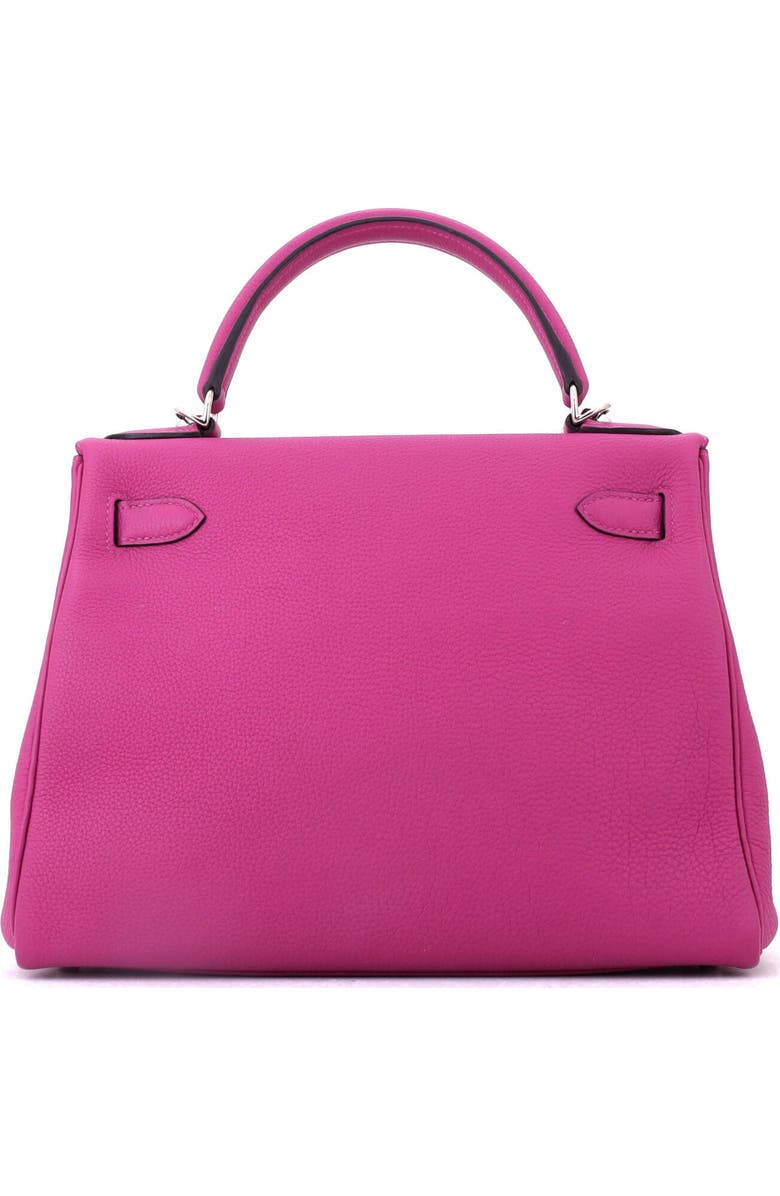 Pre-Owned Hermes Kelly Handbag Pink Togo with Palladium Hardware 28, Alternate, color, Rose Pourpre