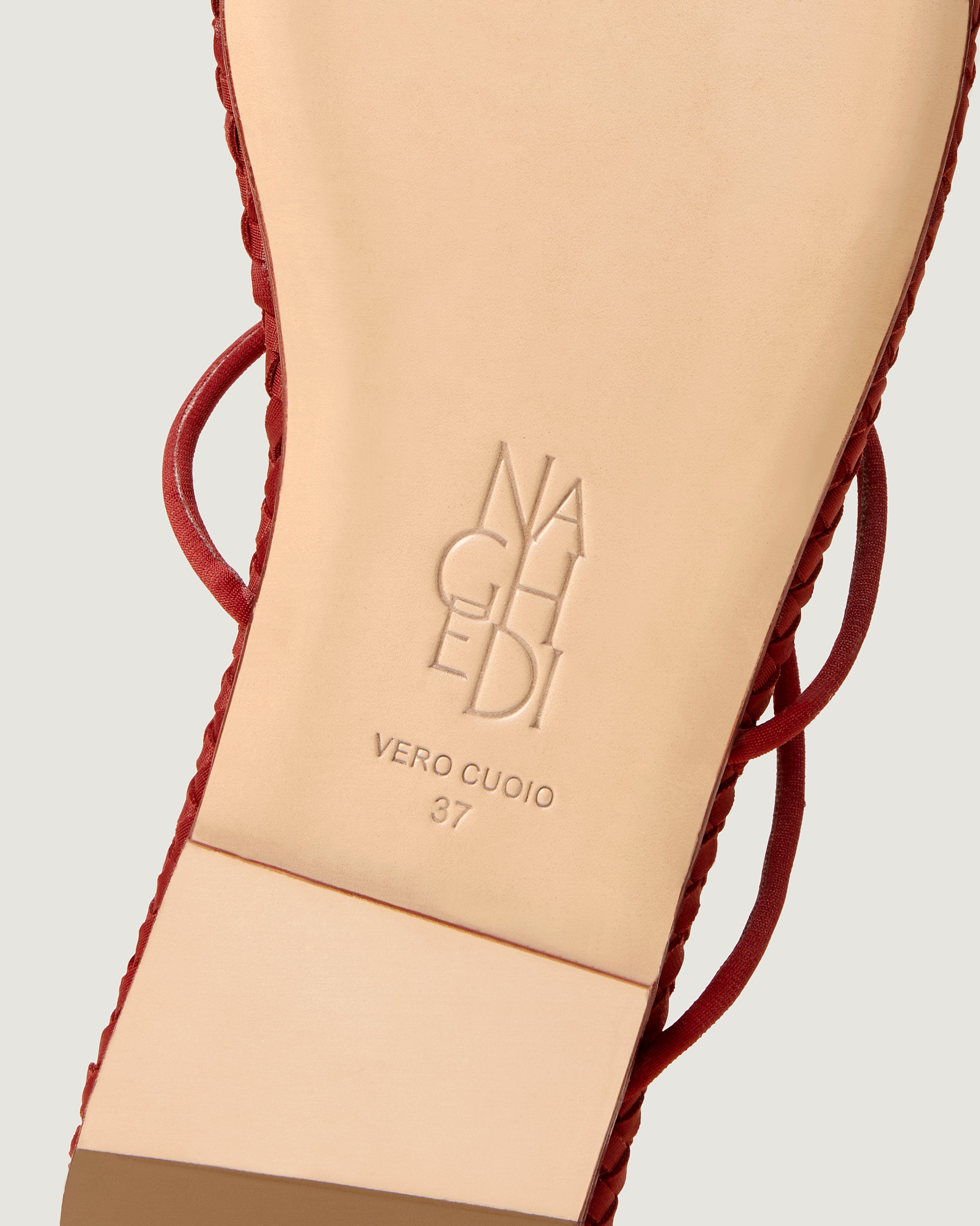 Gaia Sandal, Alternate, color, Rosso