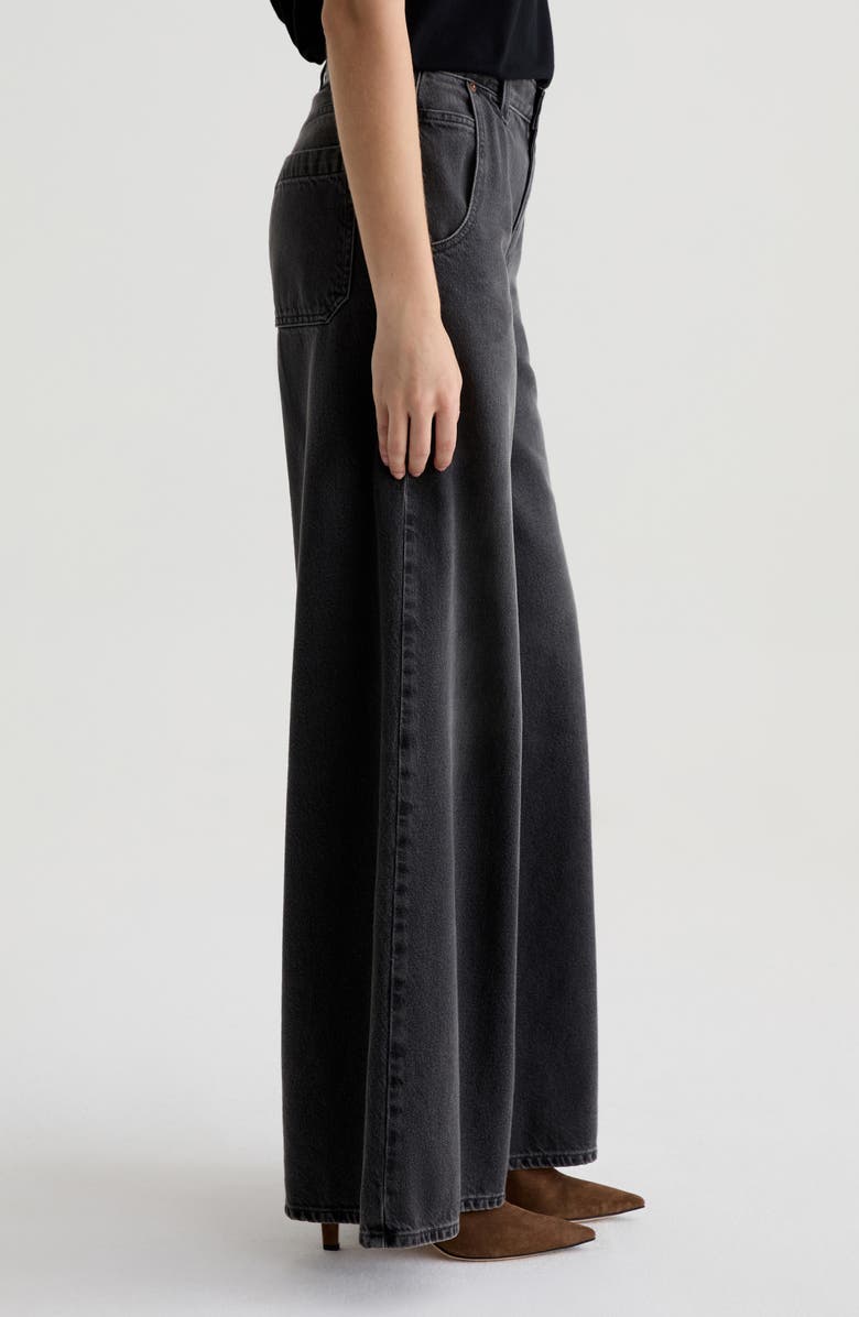 AG Posey Mid Rise Utlra Wide Leg Jeans, Alternate, color, Overnight