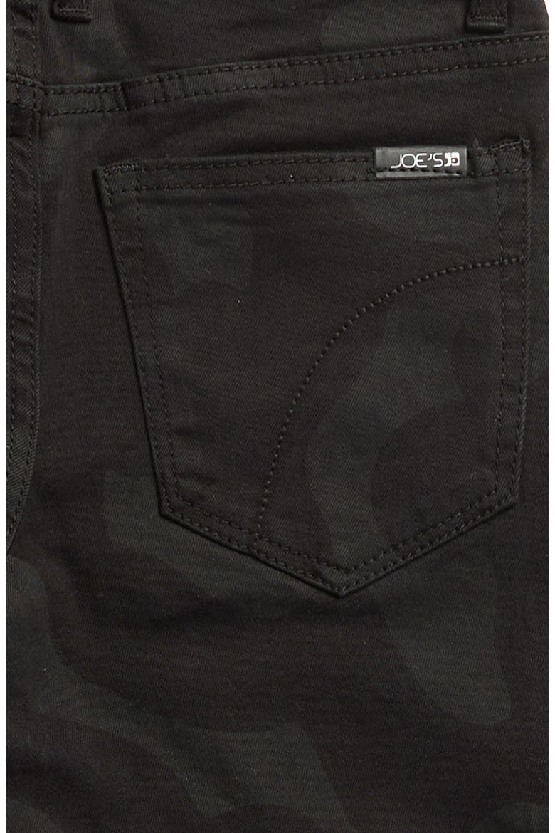 Kids' Brixton Camo Print Slim Straight Leg Jeans, Alternate, color, BLACK CAMOUFLAGE