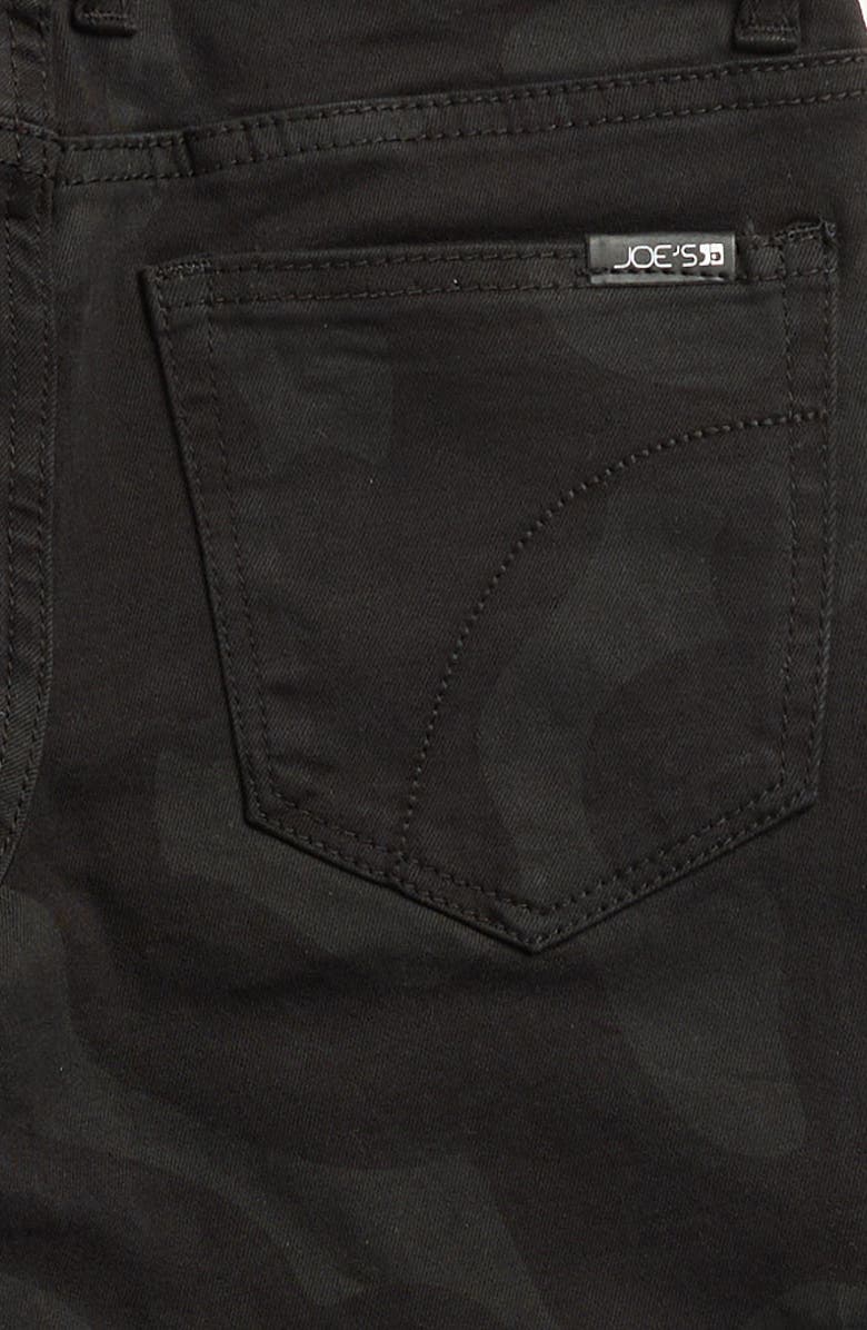 Joe's Jeans Kids' Brixton Camo Print Slim Straight Leg Jeans, Alternate, color, Black Camouflage