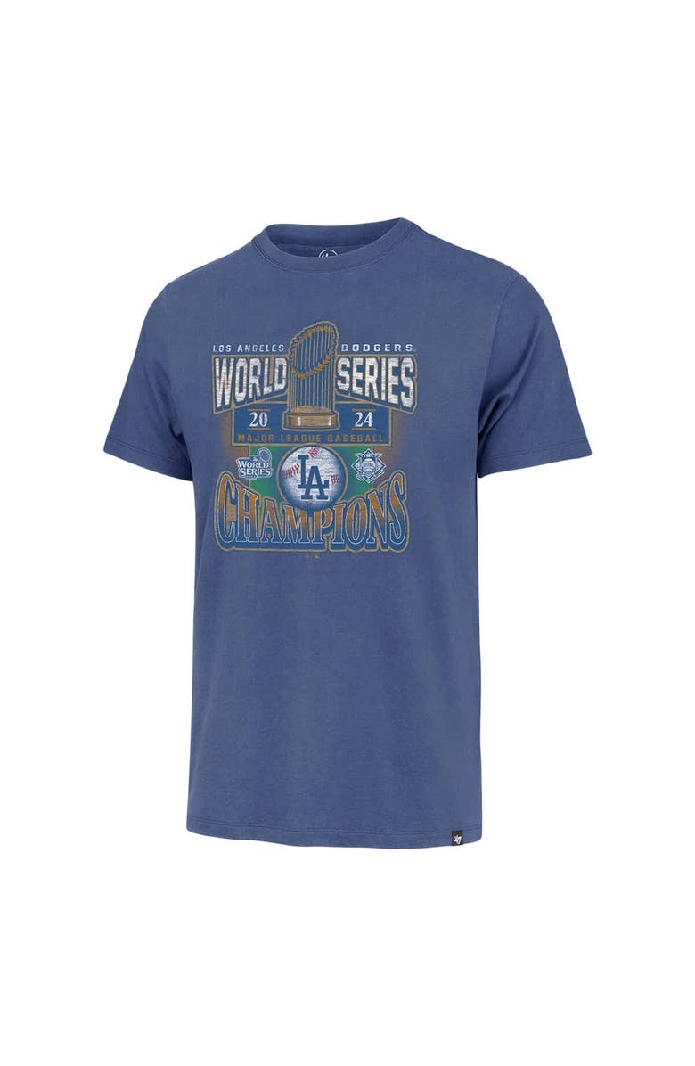 '47 Men's '47 Royal Los Angeles Dodgers 2024 World Series Champions Big & Tall Franklin T-Shirt, Alternate, color, 
