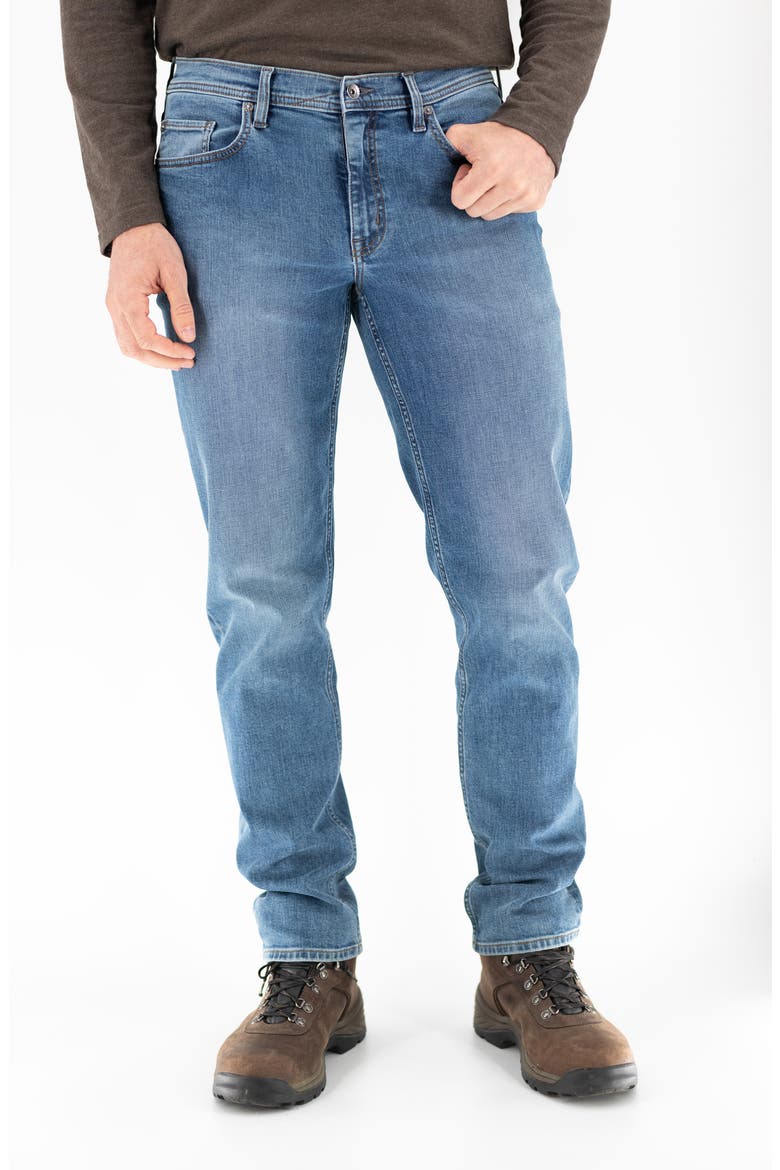Slim Straight Fit Jeans, Main, color, FALLS LAKE