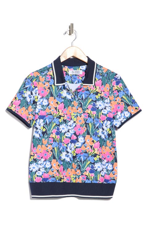 Sketch Floral Polo