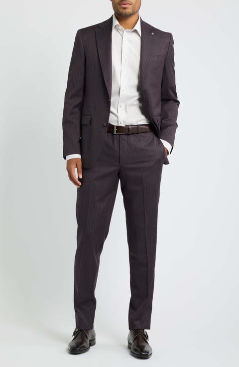 Esprit Striped Wool Suit
