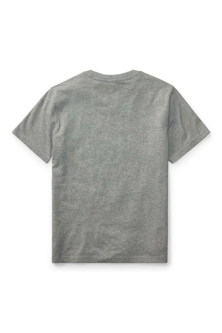 Kids' Short Sleeve Cotton Jersey T-Shirt, Alternate, color, ANDOVER HEATHER