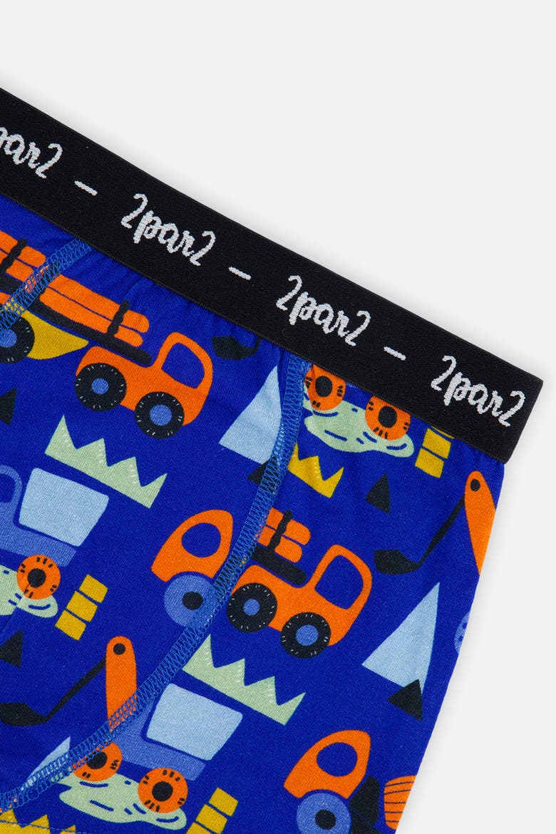 Fun Organic Cotton Elastic Waistband 3-Pack Boxers, Alternate, color, Fun Print