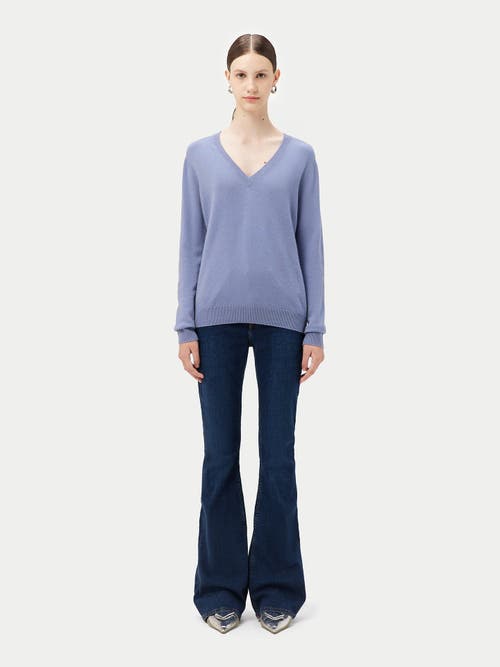 Gobi Mongolian Cashmere V-neck Sweater In English Manor