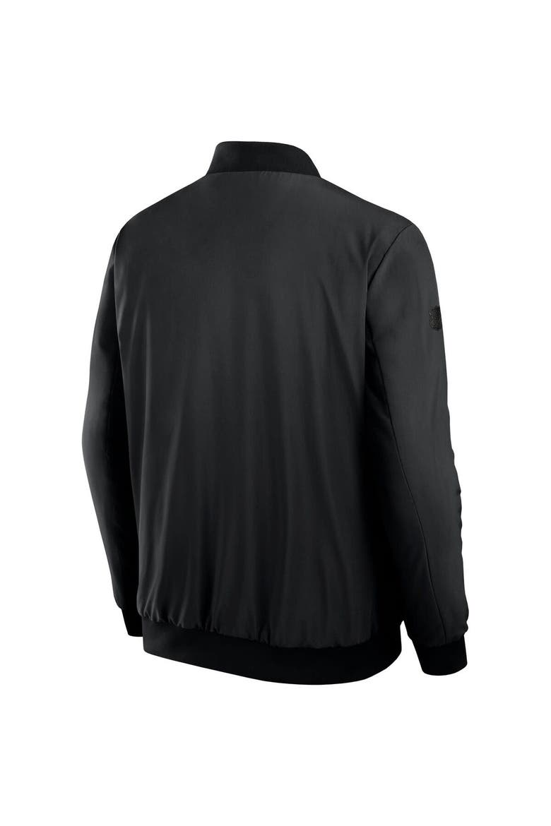 Men's Fanatics Black New York Rangers Authentic Pro Road Full-Zip Bomber Jacket, Alternate, color, Black