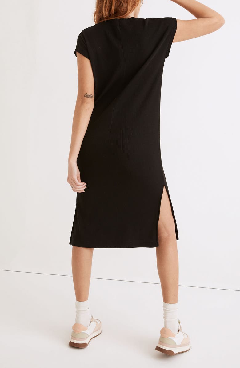 Madewell Ribbed Muscle Tank Dress, Alternate, color,