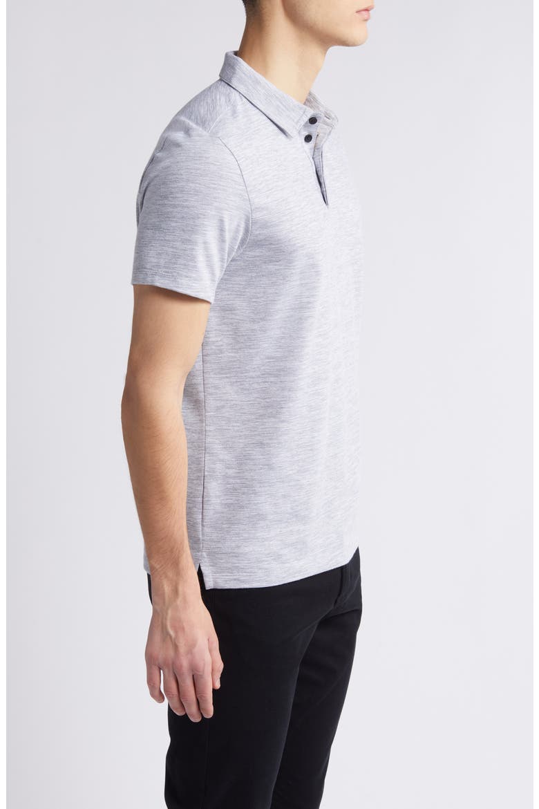 Payne Space Dye Jacquard Polo, Alternate, color, GREY
