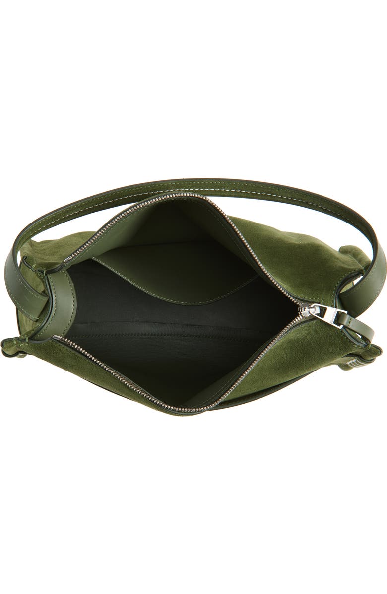 JW Anderson Medium Loafer Leather Shoulder Bag, Alternate, color, Khaki 575