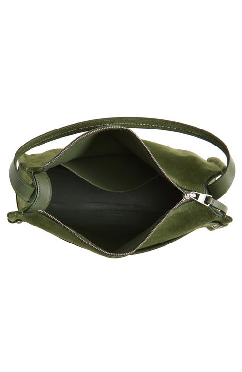 Jw Anderson Medium Loafer Leather Shoulder Bag In Khaki 575