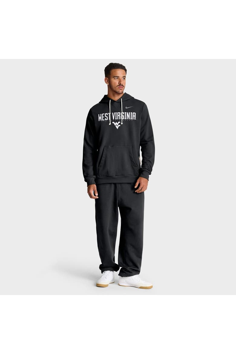 Men's Nike Black West Virginia Mountaineers 2025 Sideline Standard Issue Dri-FIT Hoodie, Alternate, color, Black
