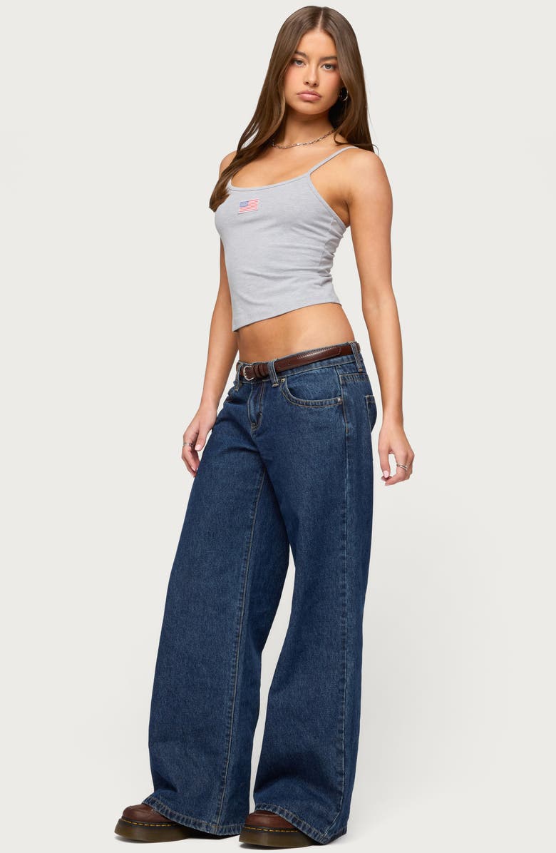 EDIKTED USA Stretch Cotton Camisole, Alternate, color, 