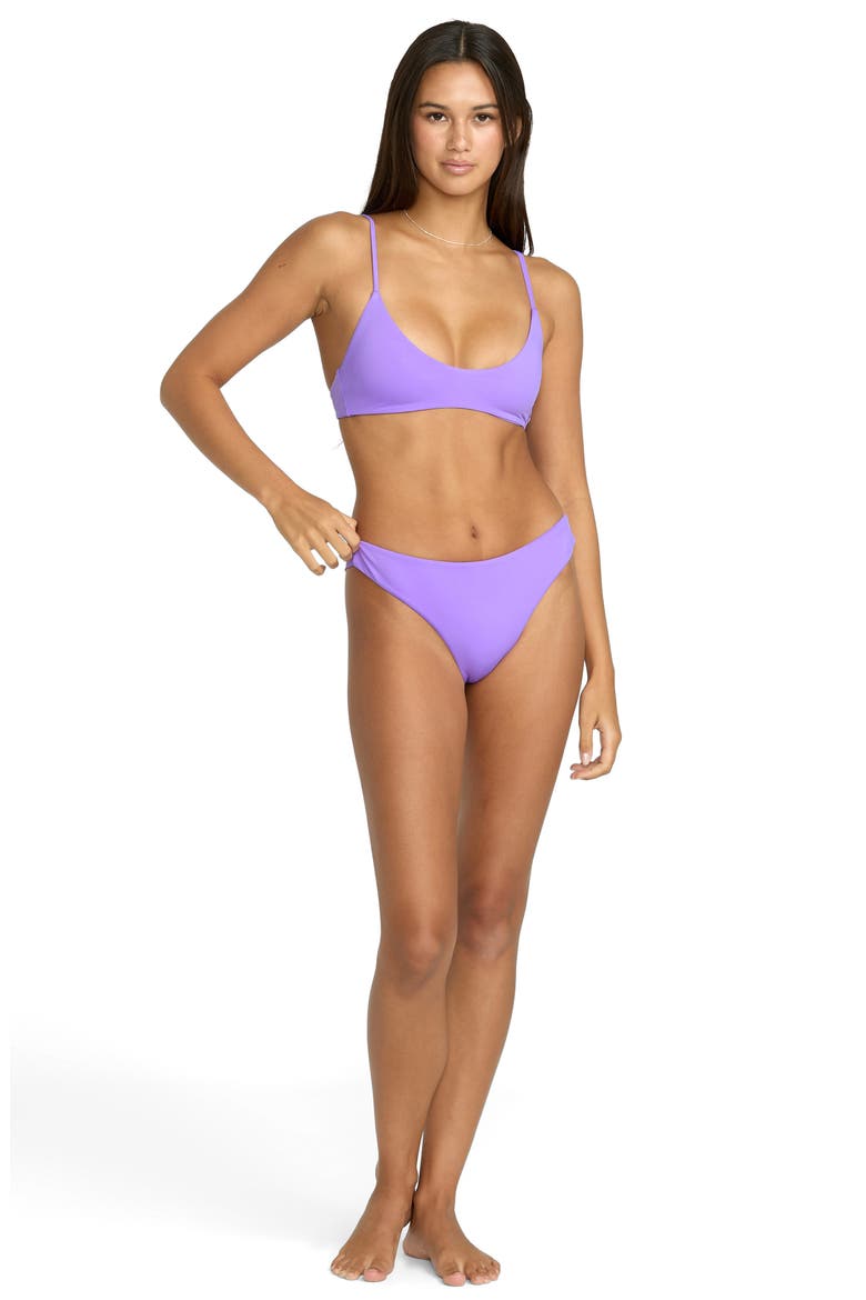 SImply Seamless Crop Biikini Top, Alternate, color, PURPLE PASSION