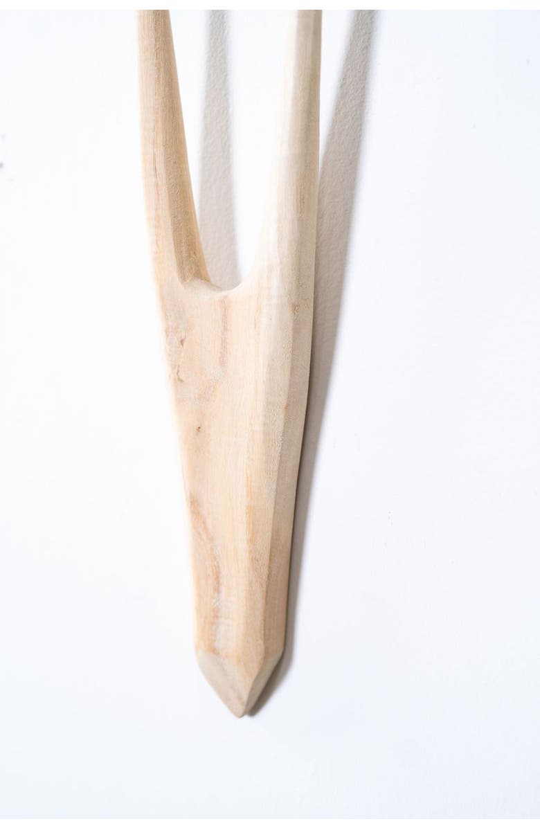 kanju Interiors African Antelope Wood Bokkie Head Wall Sculpture, Main, color, Natural