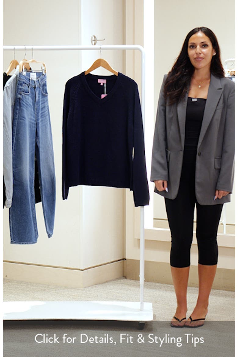 Martha Oversized V-Neck Sweater video