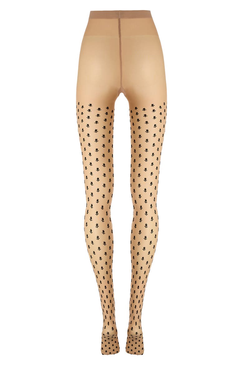 Blossom Sheer Tights, Alternate, color, FAIRLY LIGHT