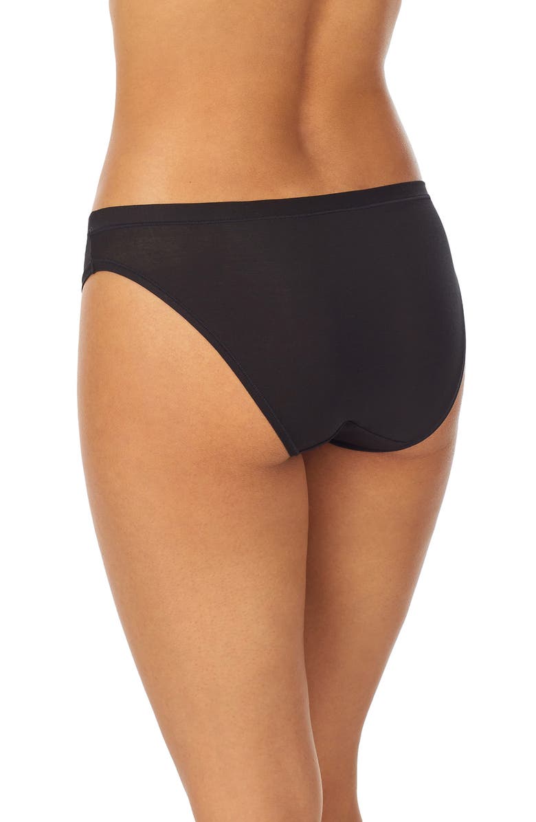 DKNY Table Tops Stretch Modal Rib Bikini Briefs, Alternate, color, 