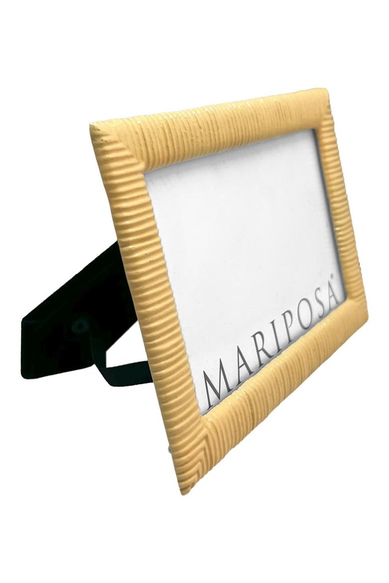Woven Texture Yellow 4 x 6-Inch Picture Frame, Alternate, color, YELLOW