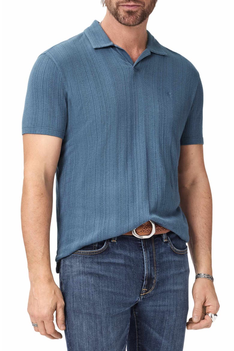 Leonardo Johnny Collar Polo, Main, color, OILED BLUE