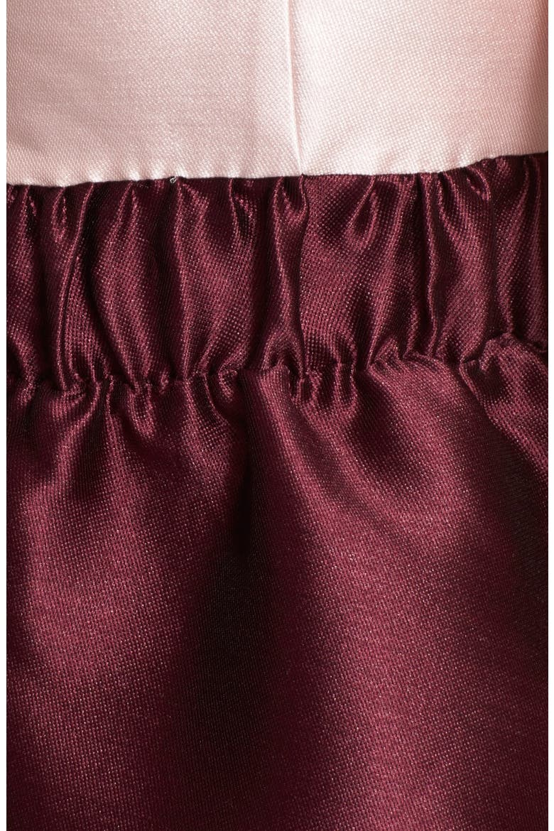 'swift' a-line dress, Alternate, color, BLUSH/ CHIANTI