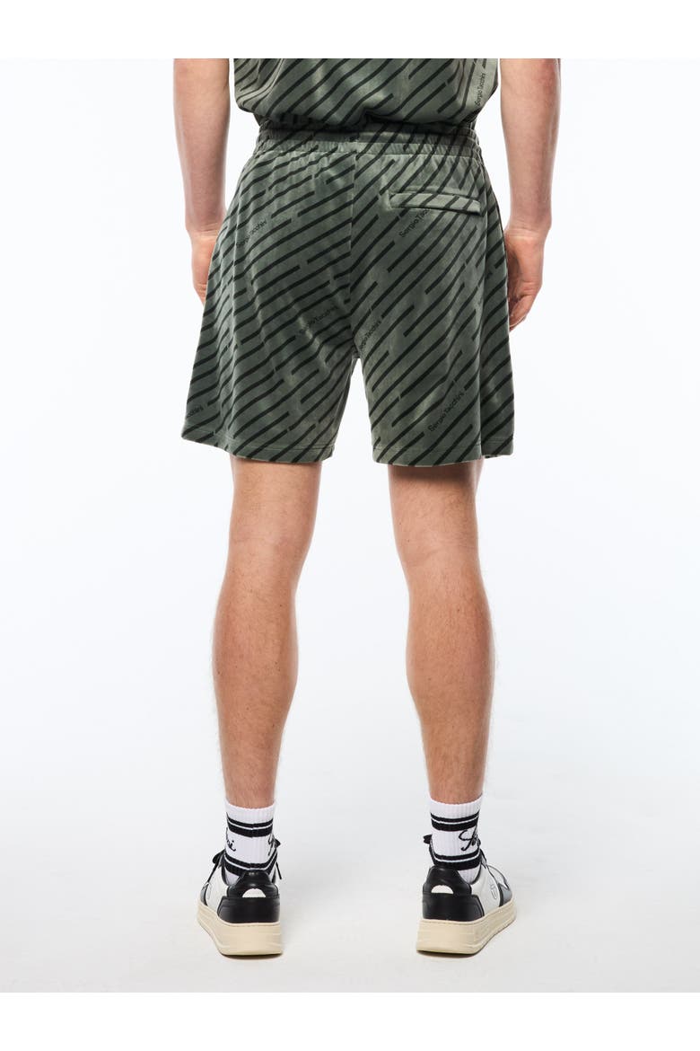 Obliquo Velour Short, Alternate, color, AGAVE GREEN