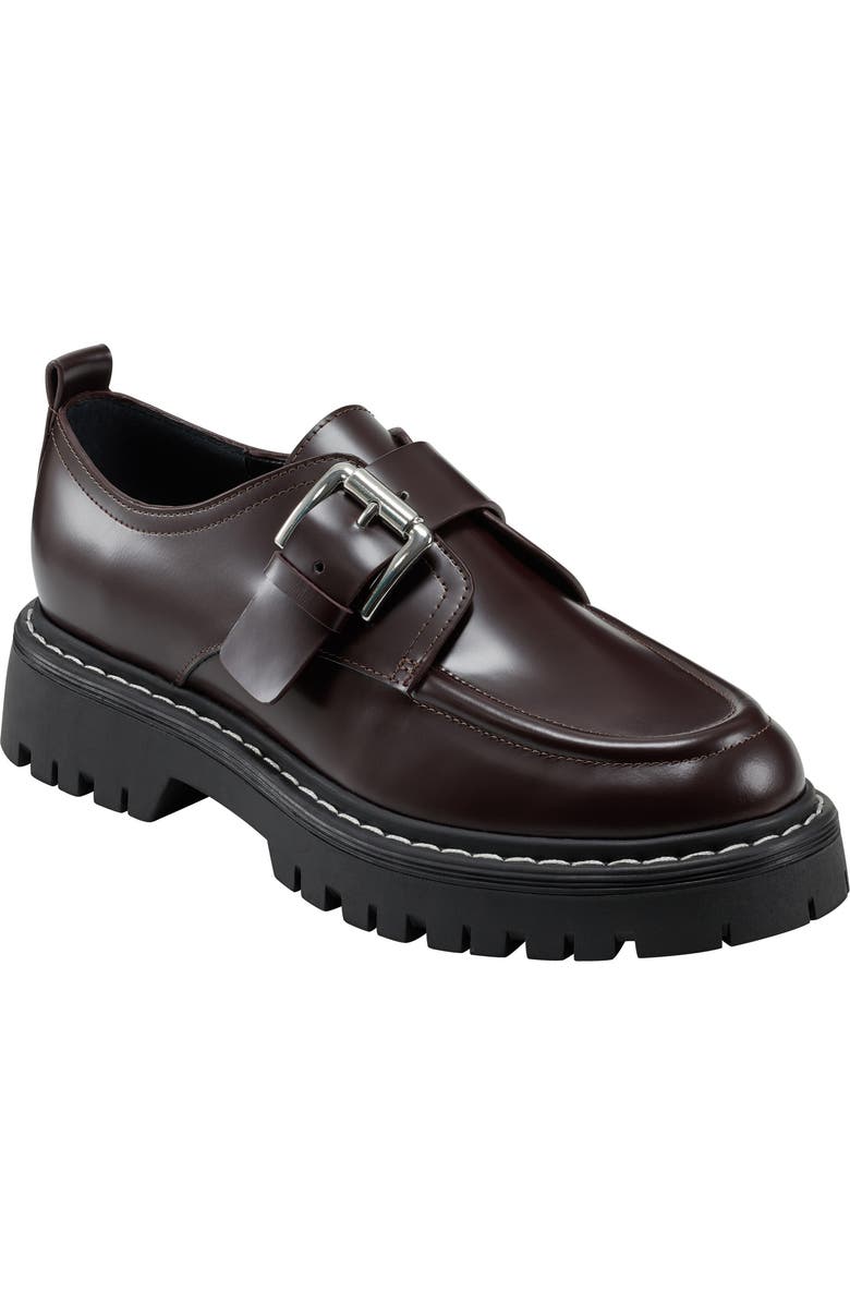 Marc Fisher LTD Tarla Platform Loafer, Main, color, Dark Red