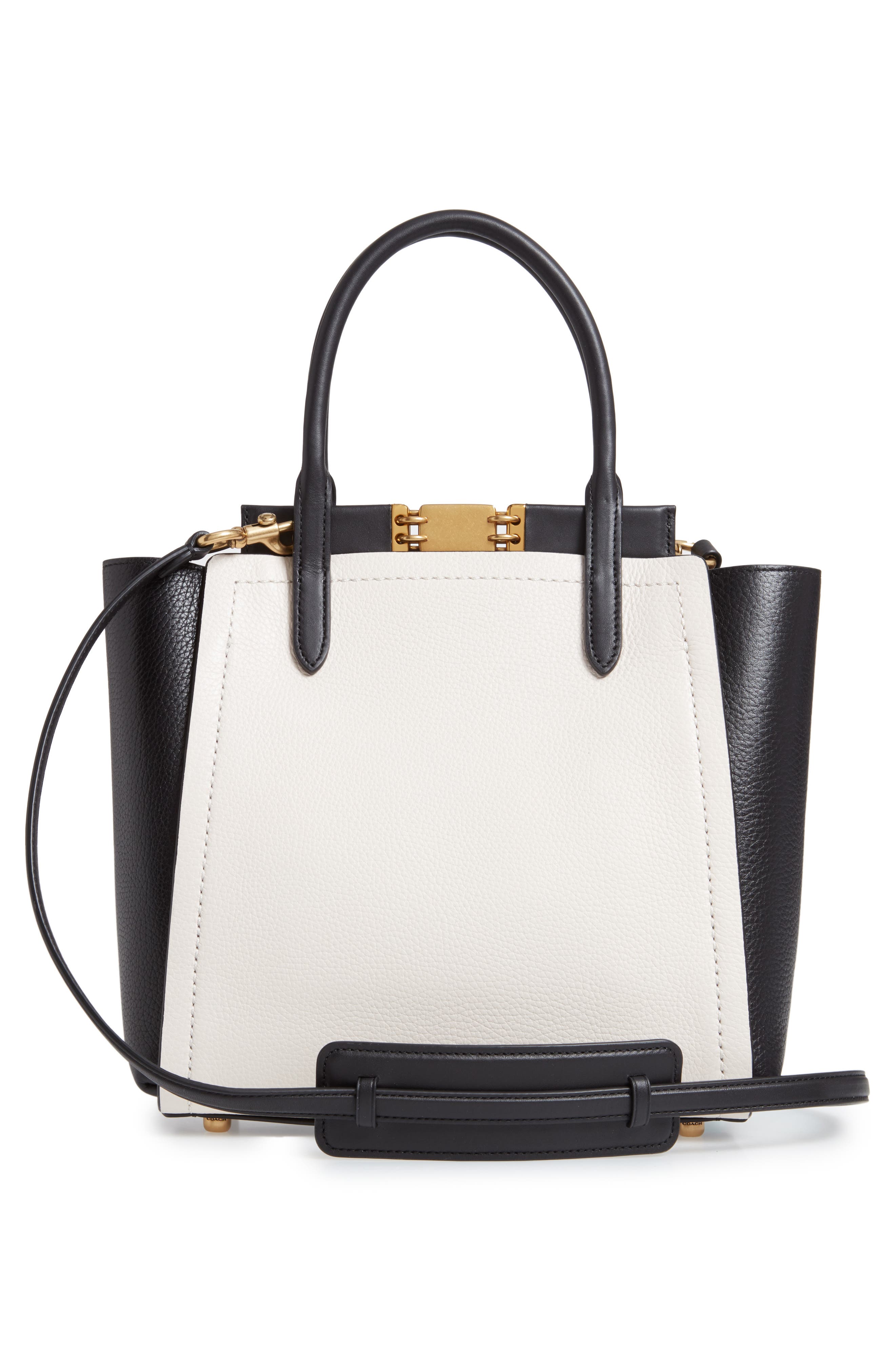 COACH Troupe Colorblock Tote, Alternate, color, 