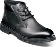 NUNN BUSH Brady Faux Leather Plain Toe Chukka Boot