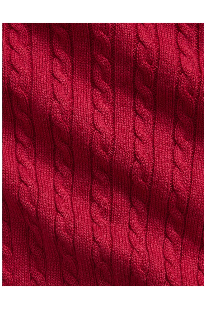 Kids' Polo Bear Cotton Sweater & Pants Set, Alternate, color, EATON RED