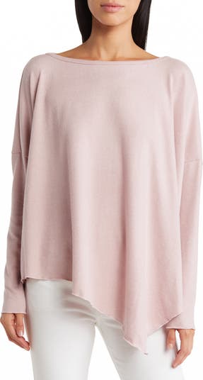 Long Sleeve Asymmetric Hem Top