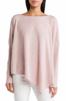GO COUTURE Long Sleeve Asymmetric Hem Top
