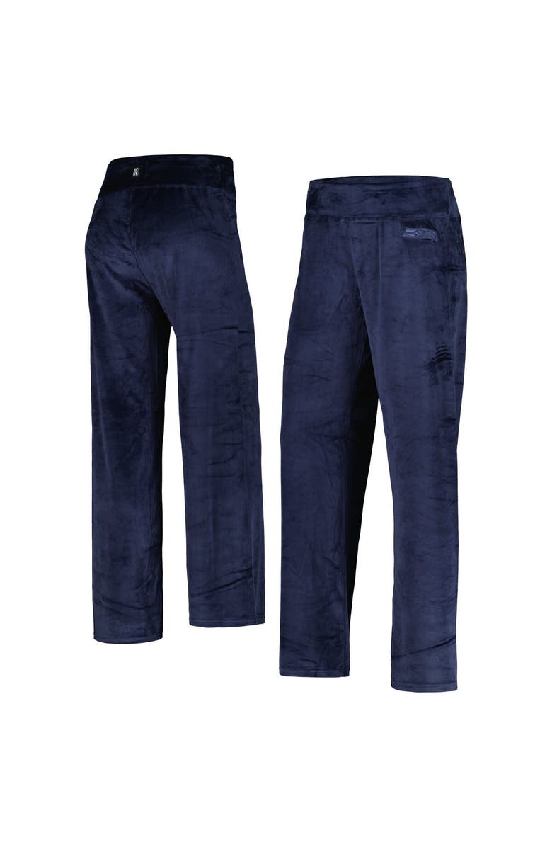 DKNY SPORT Women's DKNY Sport College Navy Seattle Seahawks Demi Straight Leg Pants, Main, color, 