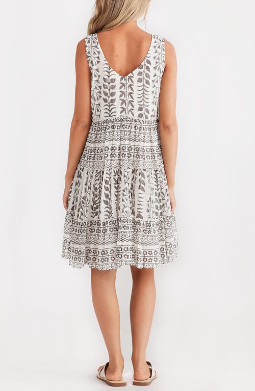 Talisman The Label Lucky Charm Cotton Voile Sundress In Paro