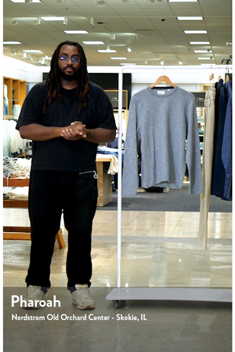 Tuck Stripe Crewneck Sweater video