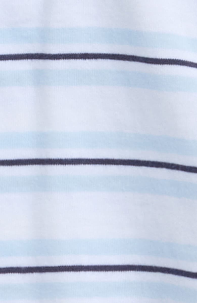 Little Me Stripe Whale Polo & Pants Set, Alternate, color, Blue