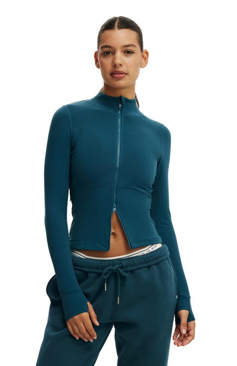 Women's Active Core Zip Through Long Sleeve