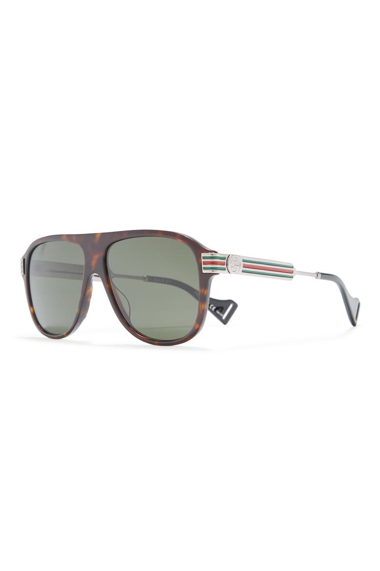 57mm Shield Sunglasses, Alternate, color, HAVANA