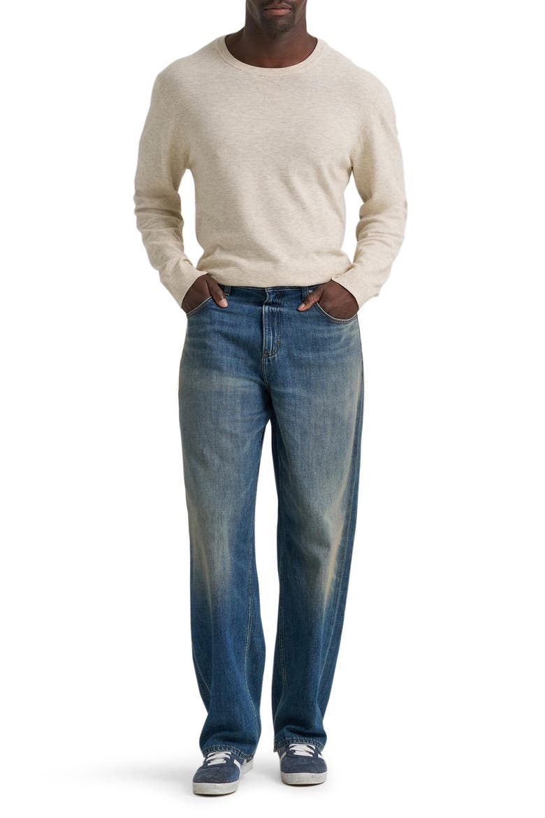 Henry High Waist Baggy Leg Jeans, Alternate, color, BACKBEAT