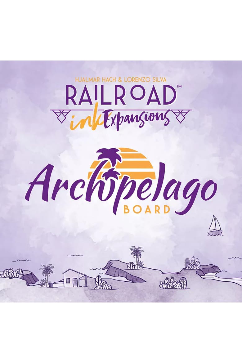 Railroad Ink Challenge Archipelago Boards Set  1 to 4 Players | 20 Minutes | Ages 8+, Main, color, Multicolored