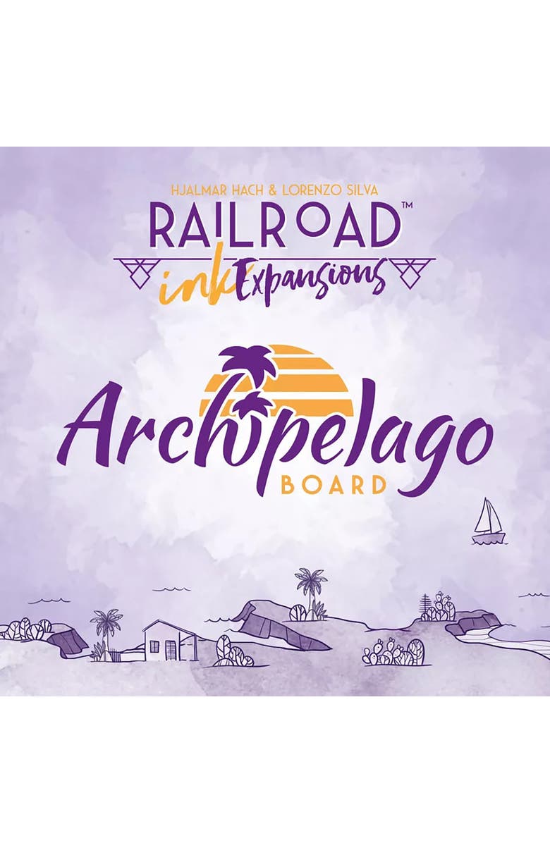 Horrible Guild Railroad Ink Challenge Archipelago Boards Set 1 to 4 Players | 20 Minutes | Ages 8+, Main, color, Multicolored