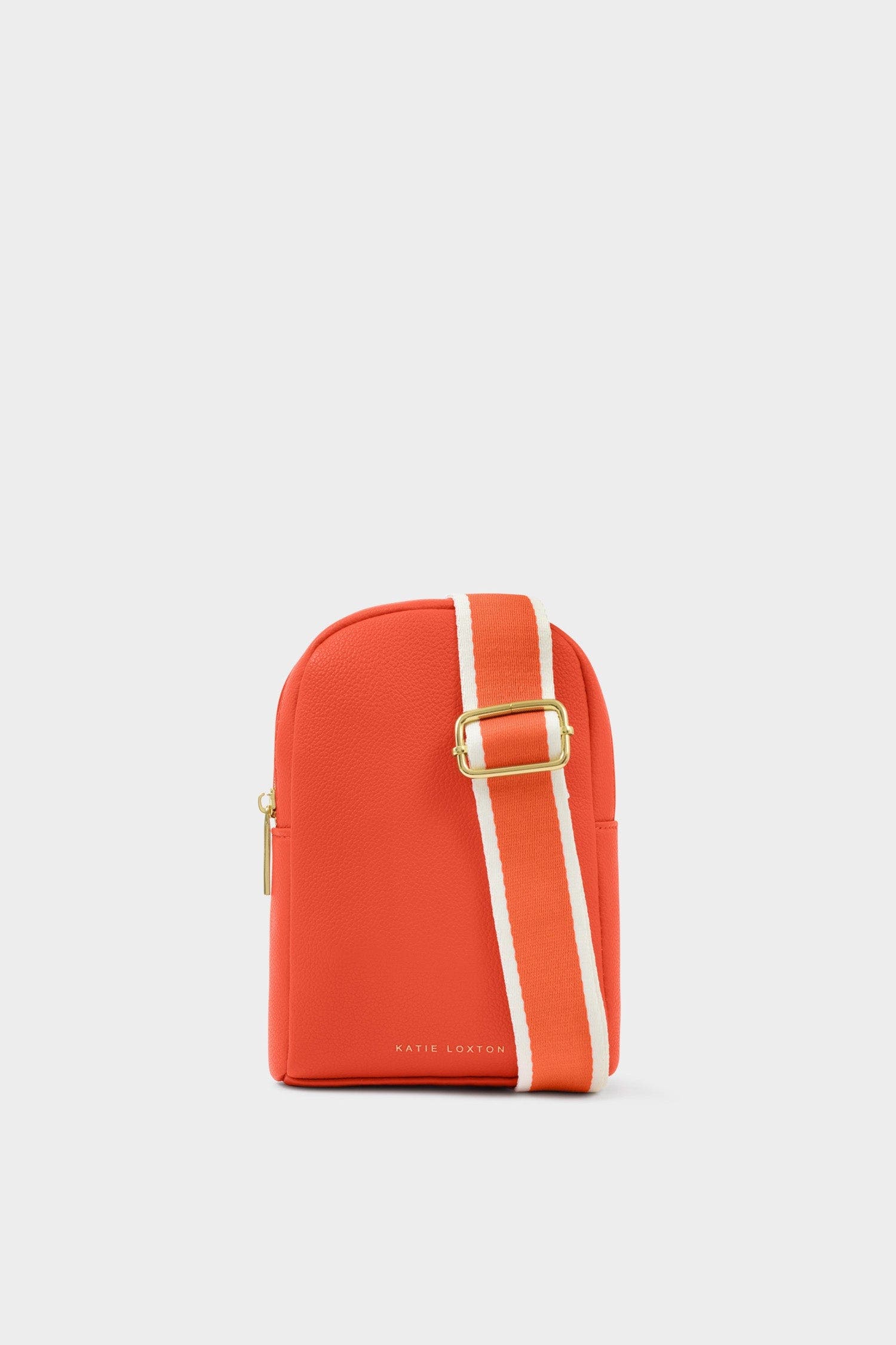 Katie Loxton Kaite Canvas Strap Sling Bag, Alternate, color, Orange