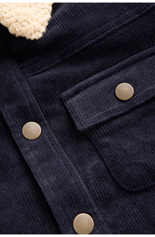 Mini Boden Kids' Collared Corduroy Jacket In Blue