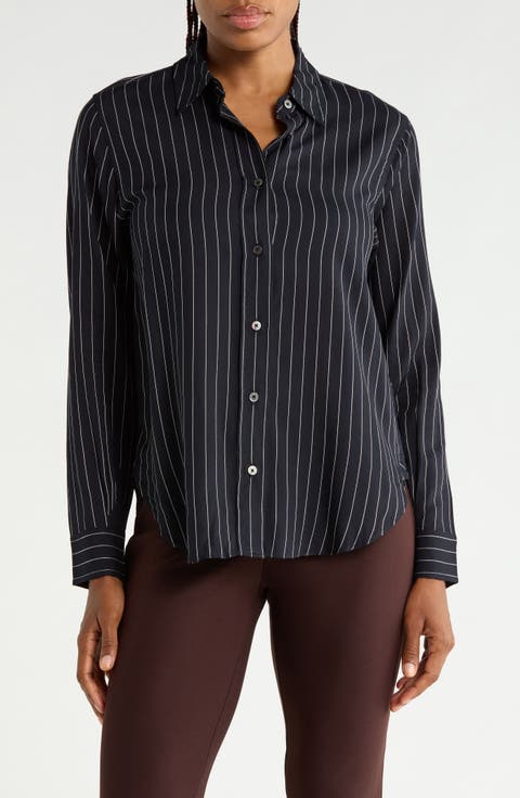 Pinstriped Long Sleeve Shirt