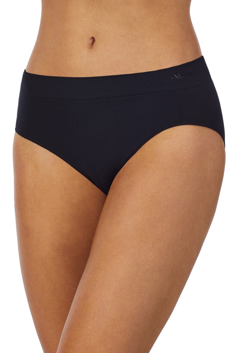 Seamless Comfort Hipster Briefs, Main, color, BLACK